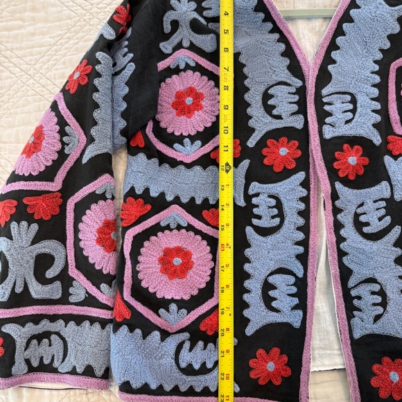 Blue, Lilac and Pink Etsy-Made Jacket with Cotton Lining - Picture 4 of 4